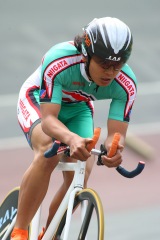 A男子4km個人追抜　1位の穂苅大地　新潟　法政大学: photo:Hideaki.TAKAGI