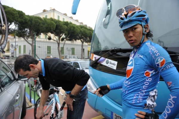 レース後の新城幸也（Bboxブイグテレコム）: photo:Sonoko Tanaka