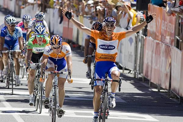 ツアー・オブ・カリフォルニア2009でステージ3勝と総合優勝を飾ったアラン・デーヴィス（オーストラリア、クイックステップ）