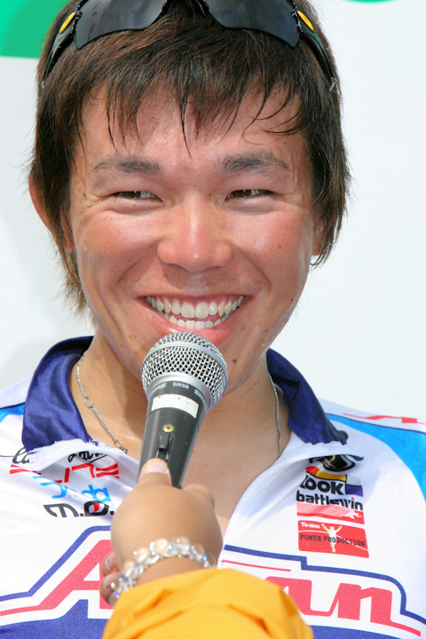 08ツール・ド・北海道第3ステージ個人TT優勝の盛一大（愛三工業レーシングチーム）