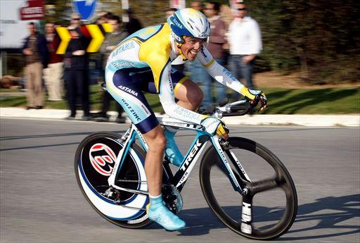 昨年のアルガルヴェで個人TTを制して総合優勝を飾ったアルベルト・コンタドール（スペイン、アスタナ）