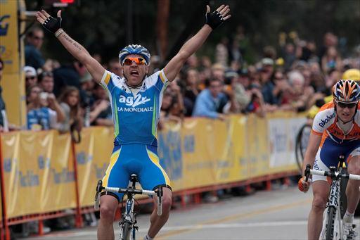 昨年のツアー・オブ・カリフォルニアでステージ優勝を飾ったリナルド・ノチェンティーニ(イタリア、アージェードゥーゼル)
