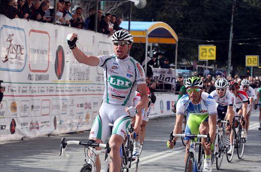 最終ステージを制したアレッサンドロ・ペタッキ（イタリア、LPRブレークス）