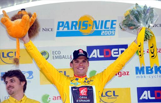 パリ〜ニースで初総合優勝に輝いたルイスレオン・サンチェス（スペイン、ケースデパーニュ）