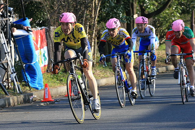 毎回ポイントを重ねた奈良浩選手 （チーム物見山）