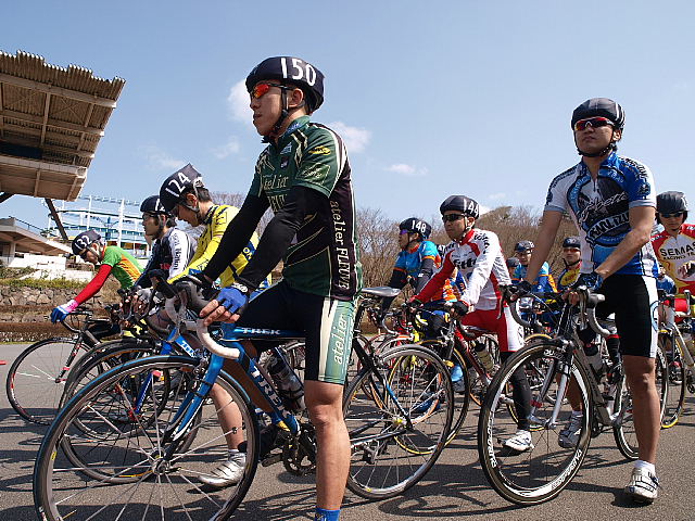 日本CSCで開催されたJCRCレース(2009年)。脚力別クラス分けでレースが行われた