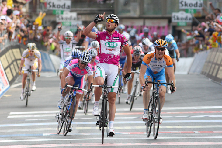 ジロ・デ・イタリアでステージ2勝を飾ったアレッサンドロ・ペタッキ（イタリア）
