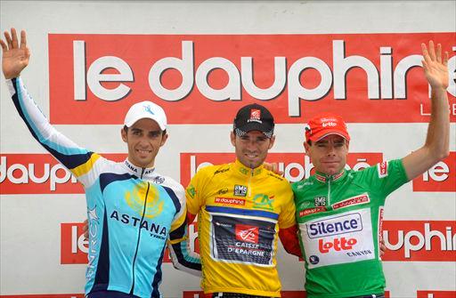 ドーフィネ・リベレで総合優勝を飾ったアレハンドロ・バルベルデ（スペイン、ケースデパーニュ）がランキング1位、総合3位のアルベルト・コンタドール（スペイン、アスタナ）が2位