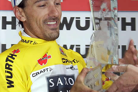 地元スイスで総合優勝を飾ったファビアン・カンチェラーラ(スイス、サクソバンク)は28位
