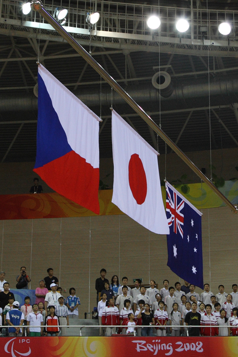 石井が金メダル第一号に(2008.9.9、北京)