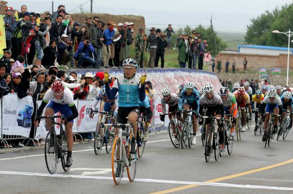 第5ステージ、スプリント2連勝を飾ったヴァレンティン・イグリンスキー（カザフスタン、カザフスタンチーム）