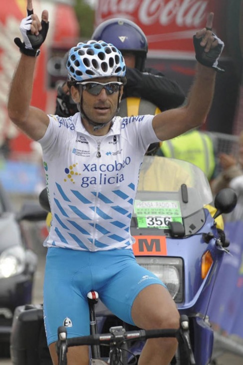 第5ステージ、超級の頂上ゴールを制したエセキエル・モスケラ（スペイン、シャコベオ・ガリシア）