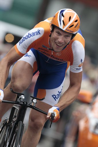 ステージ3位に入ったマーティン・チャリンギ（オランダ、ラボバンク）