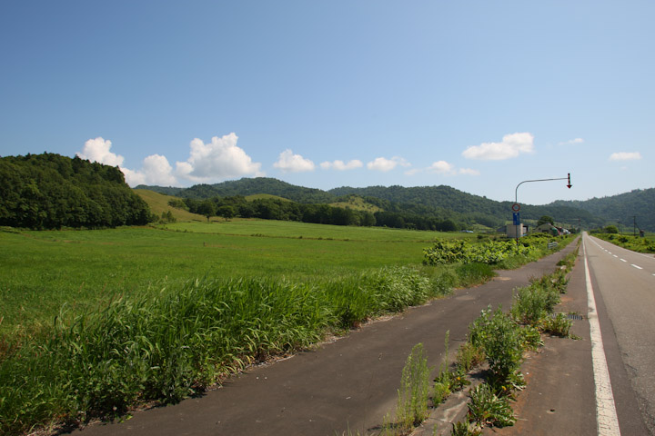 第4ステージ 枝幸町付近、牧場地帯から原生林へ