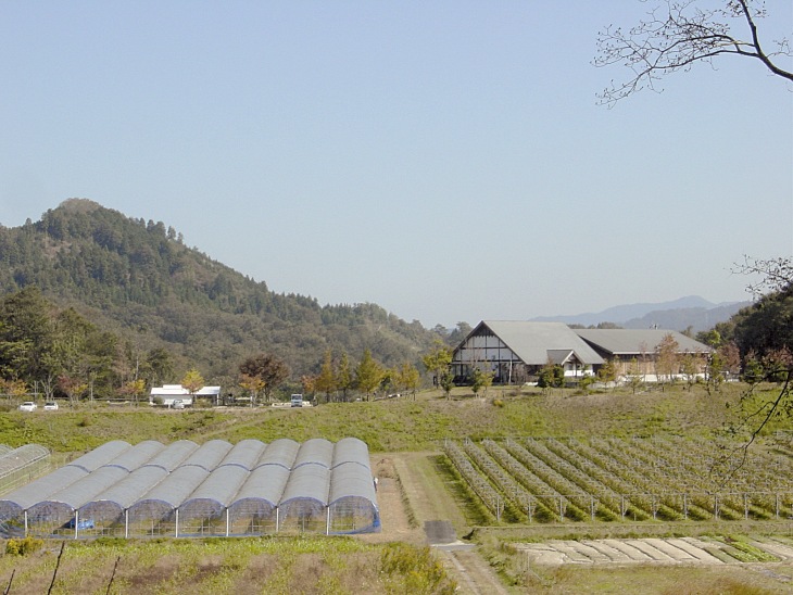 スタートゴール地点の食の杜・奥出雲葡萄園