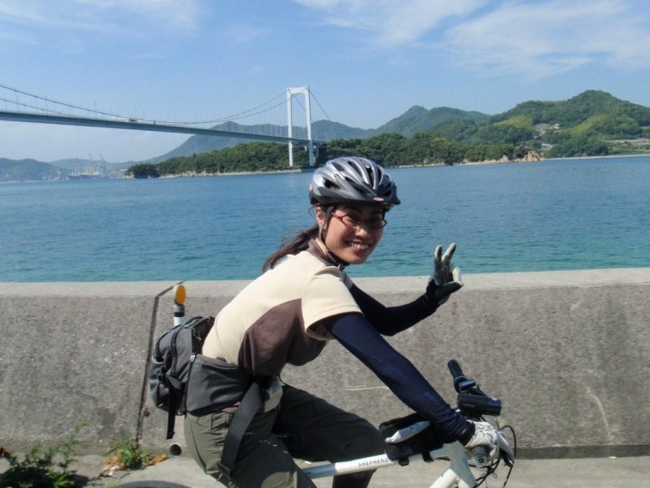 来島海峡大橋を臨むダイナミックな景観