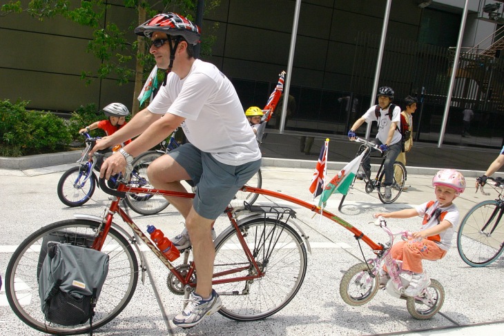 こんなかわいい自転車も登場