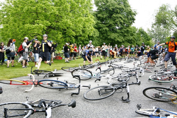 CMWC2008トロント大会の様子　ルマン方式のいっせいスタート！