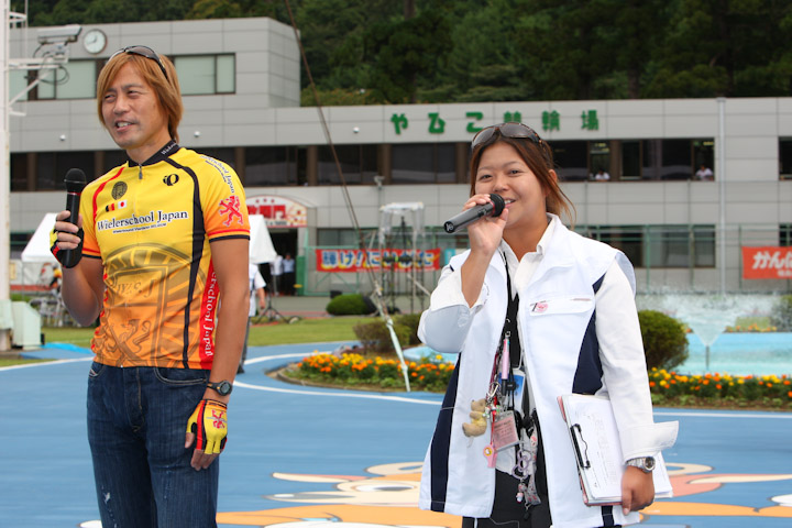 自転車教室（ウィーラースクール）進行はブラッキーさんとがらぱさん