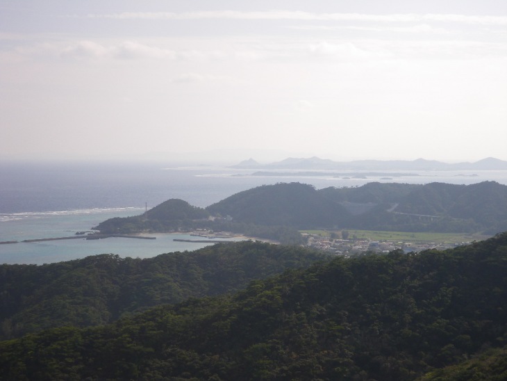 伊平屋島の眺め