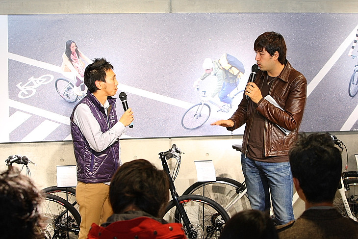 田代恭崇さん&Saschaさんによるトークショー