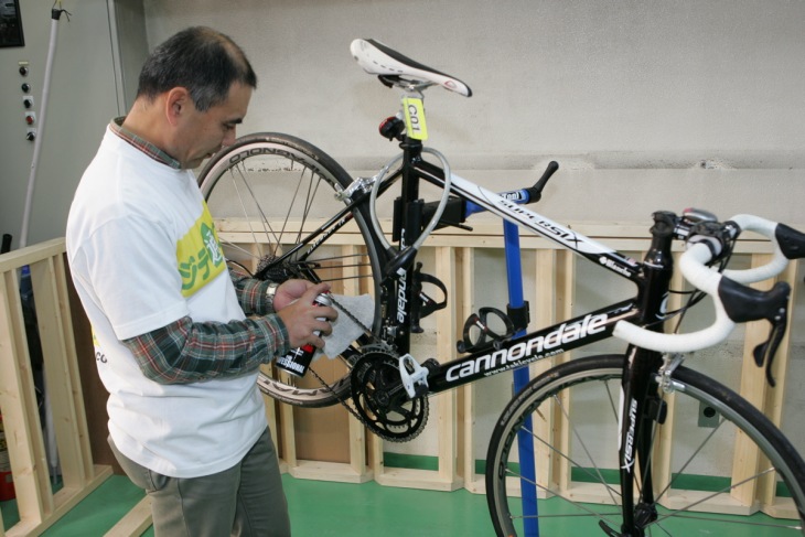 洗車やチェーンへの注油といったメンテナンスも可能