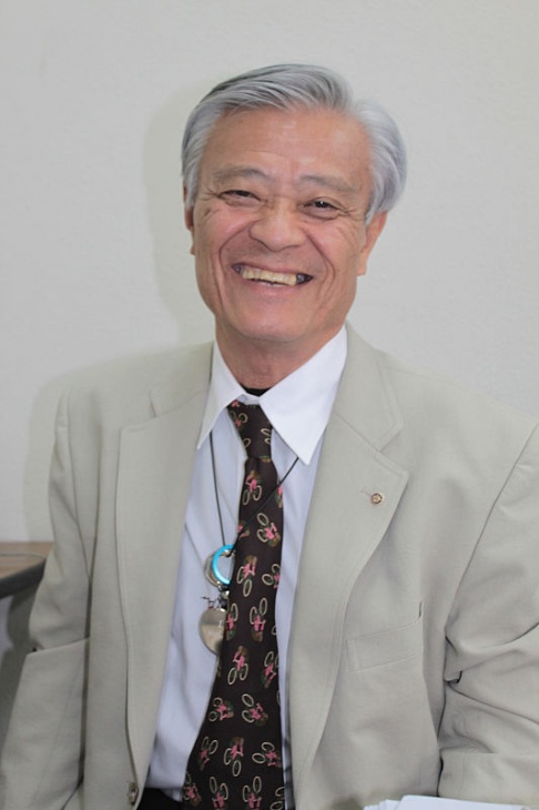 ツール・ド・おきなわ実行委員長の森兵次さん(沖縄輪業社・社長)も実行委員会に加わる