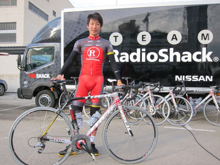 スペイン・カルペでのトレーニングキャンプに入った別府史之(レディオシャック)