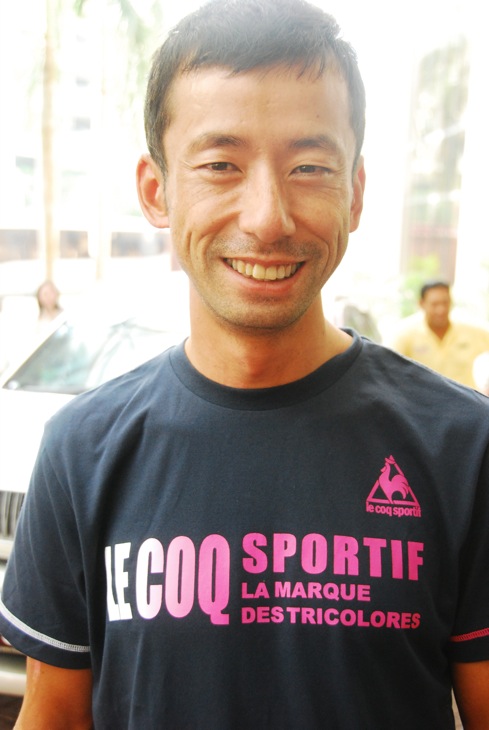 誰よりもこの日を待ちわびていたに違いない福島晋一(クムサン・ジンセン・アジア)は、残念ながらレース未出走に