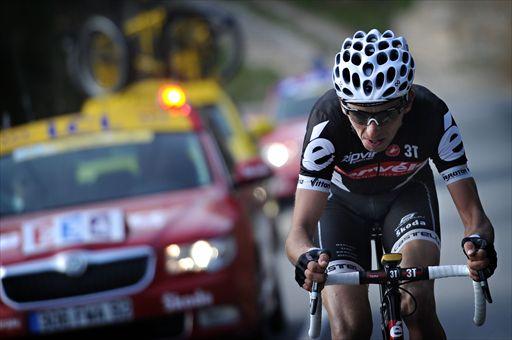 パリ～ニース2010第6ステージでステージ優勝したシャビエル・トンド（当時サーヴェロテストチーム）