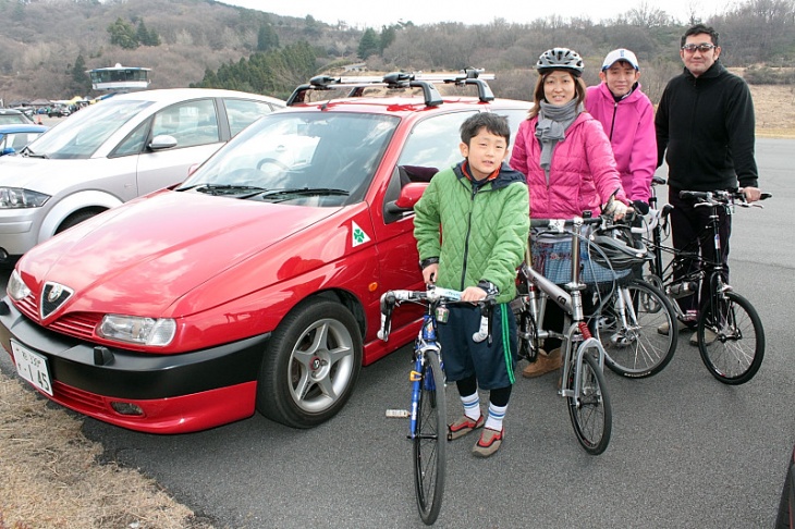 クルマはアルファロメオだけど、家族で楽しんだシゲタさん