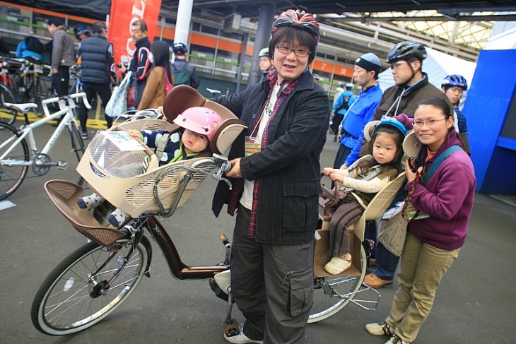 子ども用自転車を試乗しました