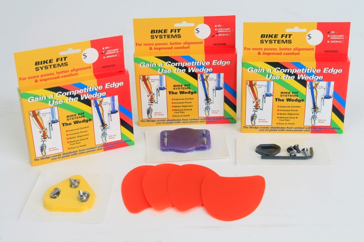 Bike Fit Systemsの製品　「クリート・ウェッジ」