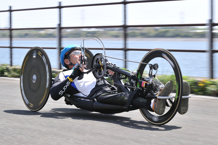 ハンドサイクルのベテラン奥村直彦 自己タイムを4分近く縮めた