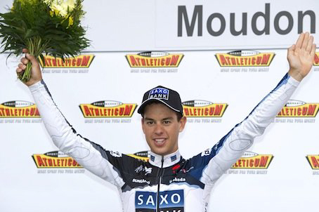 圧倒的なタイムで優勝したリッチー・ポルト(オーストラリア、サクソバンク)