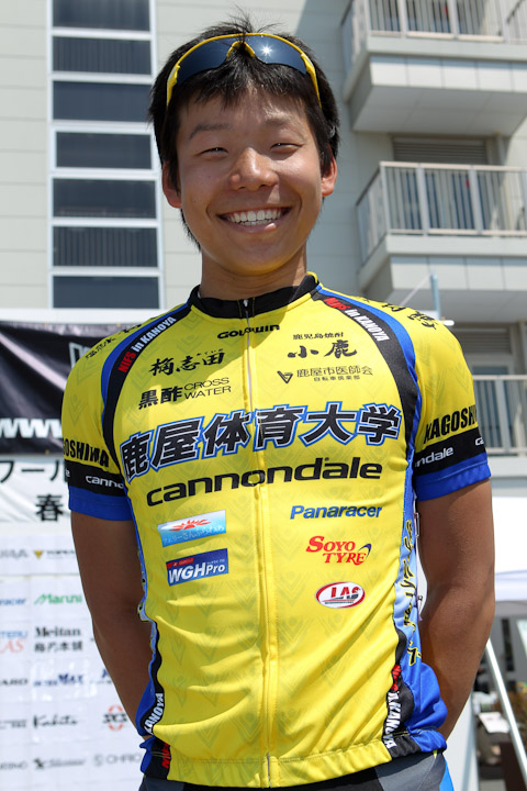 学生選手権 優勝の1年生・元砂勇雪(鹿屋体育大学)。ジャージのデザインが変わった