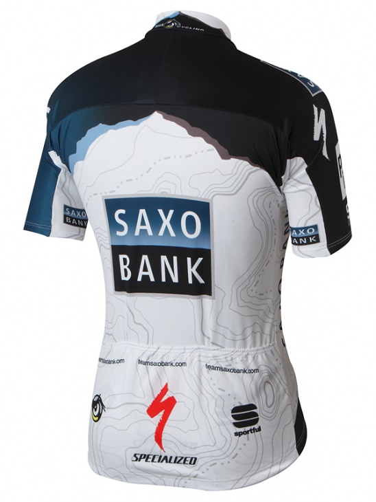 SAXO BANK TEAMジャージ　PRO DRYファブリックがライダーの体を常にドライに保つ