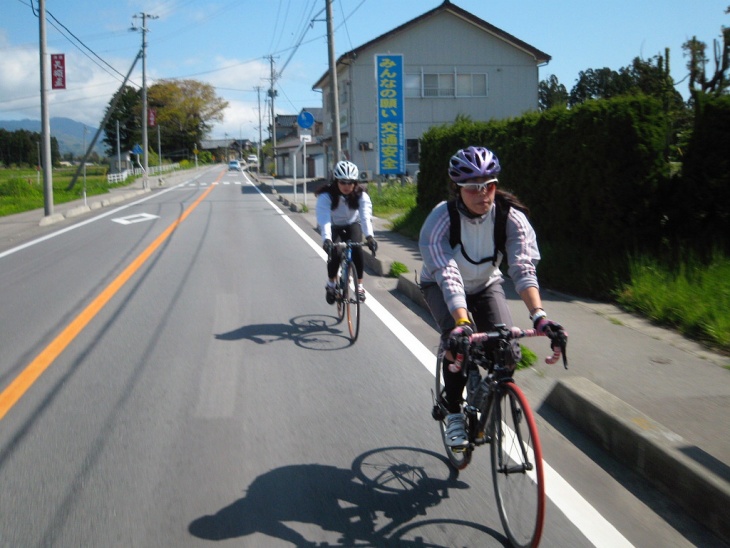 サイクリングはこうでなくっちゃ!みんなゴキゲン