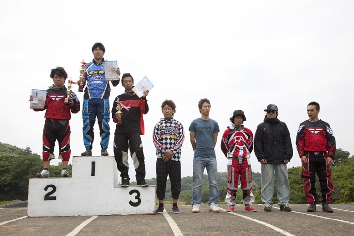 BMXジャパンシリーズ第2戦 エリートクラス表彰式