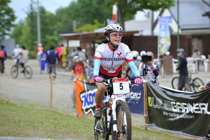 XCOエリート女子3位田近郁美（GOD　HILL）