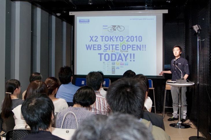 X2 TOKYO Projectクリエイティブディレクター林貴則さんのプレゼンテーション