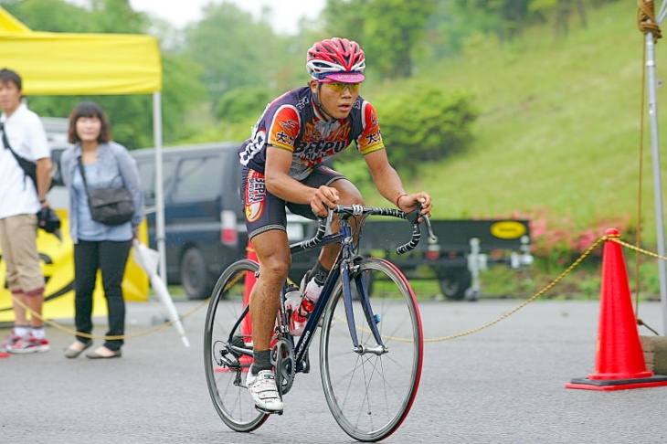 ジュニアで逃げきり勝利した池部壮太(大分、別府商高)