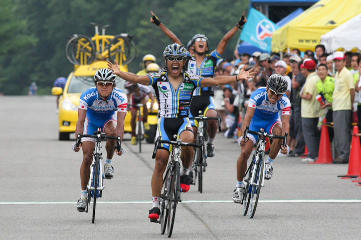 2010年全日本選手権ロード優勝の宮澤崇史（TEAM NIPPO）