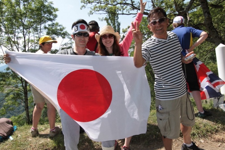 日本から駆けつけた観客のみなさん