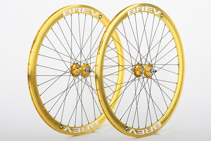 BREV.M FIXIE WHEEL 36H ゴールド