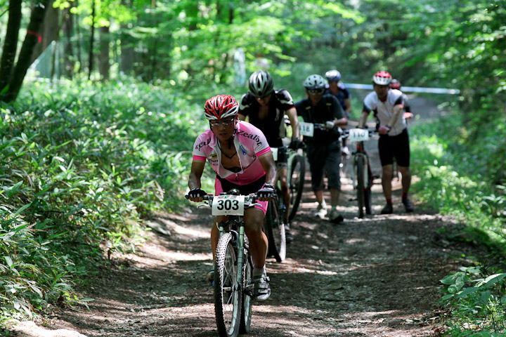 XCマラソンの林間コース部分