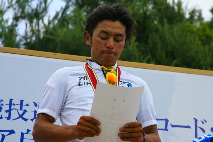選手生活におけるひとつの夢、全日本チャンピオン。それが叶った喜びに浸る