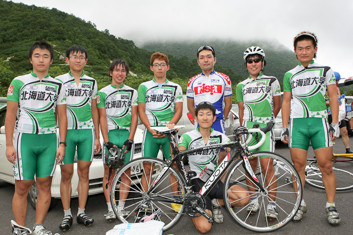 北海道大学自転車競技部。部員はなんと30名ほど