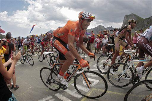 2006年mに山岳賞を受賞したエゴイ・マルティネス(スペイン、エウスカルテル)