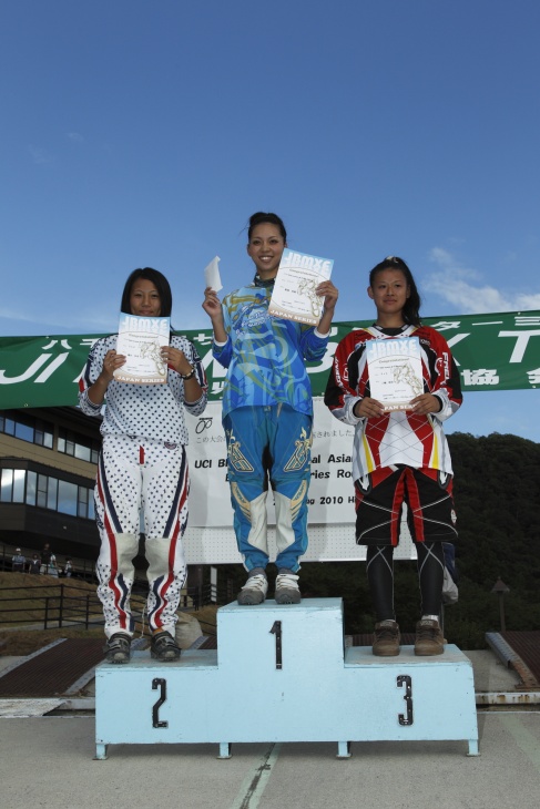 エリート、ジュニア女子優勝の飯端美樹